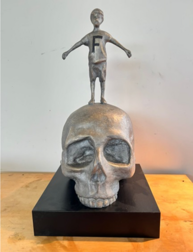Stefano BOMBARDIERI - Skulptur Volumen - Balancing on the Past 3