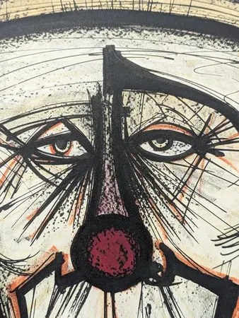 Mon Cirque, le clown au fond rouge de | Bernard BUFFET | Compra de