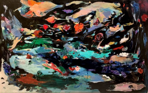 Lika SHKHVATSABAIA - Gemälde - Field of Dreams