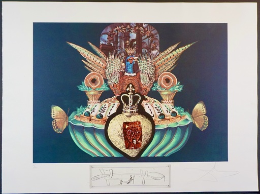 萨尔瓦多·达利 - 版画 -  Les Diners de Gala Les Chairs Monarchiques 