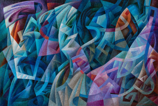Ivan TURETSKYY - Pintura - Patterns of labyrinth