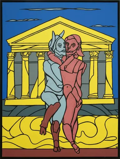 Valerio ADAMI - Peinture - Fauno