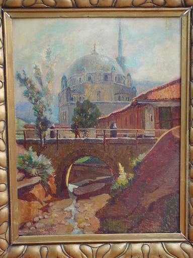 Riccardo RUBERTI - Gemälde - Tombul Mosque in Sumen, Bulgaria