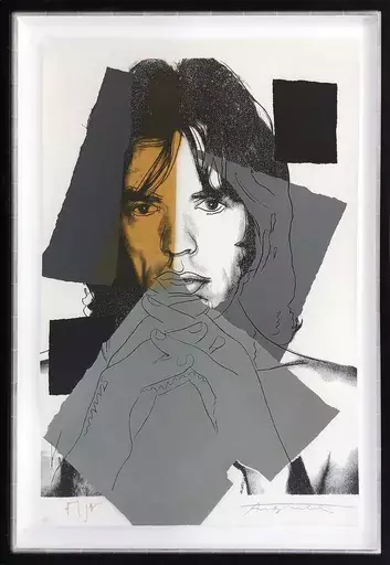 安迪·沃霍尔 - 版画 - Mick Jagger FS II. 147