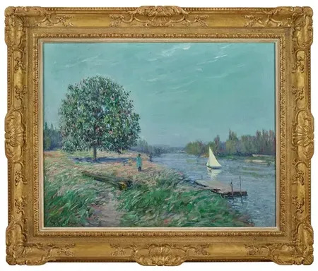 Bord de rivière by | Gustave LOISEAU | buy art online | artprice