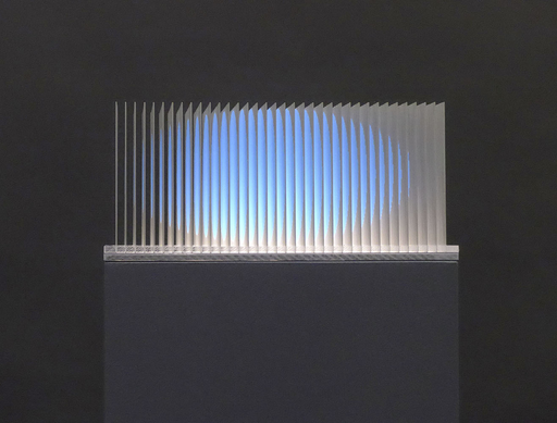 Yoshiyuki MIURA - 雕塑 - Blue Ellipsoid - Blauer Ellipsoid