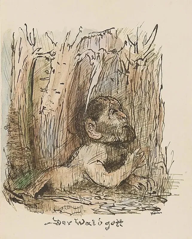 Der Waldgott Alfred KUBIN Online Kunstverkauf artprice