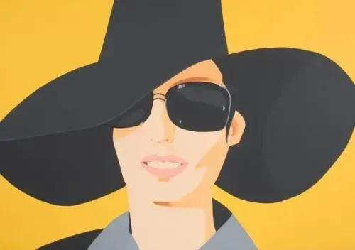 Alex KATZ - Print-Multiple - Vivien in Black Hat