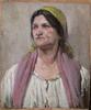 Marguerite HANIN - Peinture - RECTO-VERSO : PORTRAIT/NU