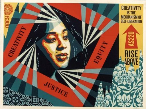 Shepard FAIREY - Stampa-Multiplo - Creativity, Equity, Justice