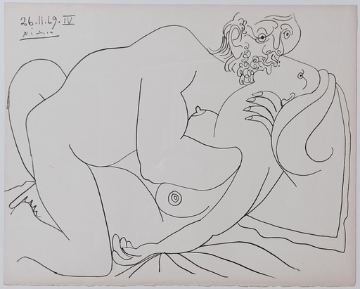 巴勃罗•毕加索 - 版画 - Coppie e nudi femminili IV