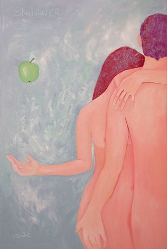 Janna SHULRUFER - Painting - Adam and Eve