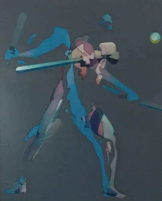The Baseball Player By Milburn Foster Buy Art Online Artprice