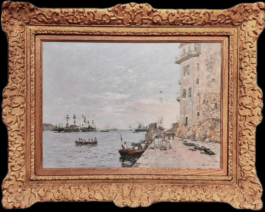 La rade de Villefranche by | Eugène BOUDIN | buy art online | artprice