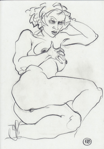 Etienne BONNET - Disegno Acquarello - A671