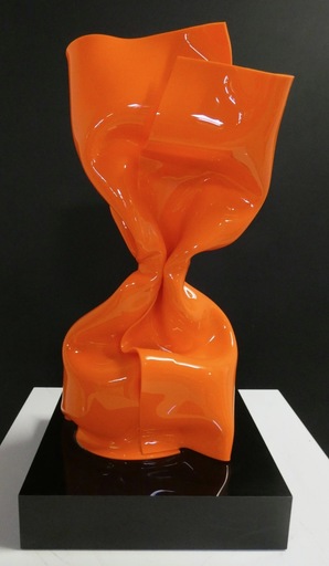 Laurence JENKELL - Sculpture-Volume - Wrapping Crush Orange N°4534