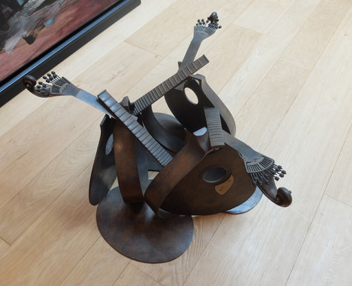 Fernandez ARMAN - Sculpture-Volume - Trois mandolines