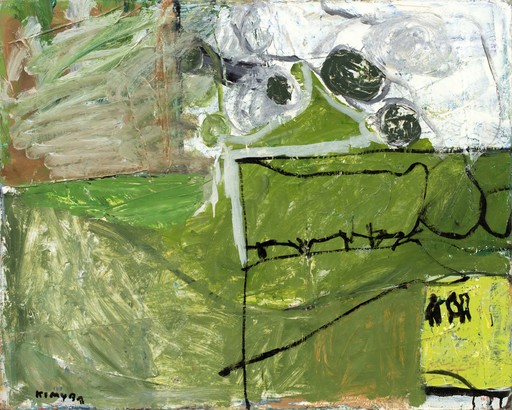 Chuta KIMURA - Painting - Champ en vert
