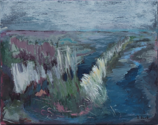 Birgit HUCK - Painting - Secret Rivers