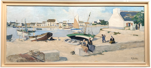 Raymond WINTZ - Painting - Port bigouden