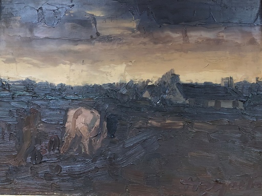 Hubert MALFAIT - Painting - landschap