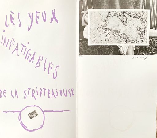 Pierre ALECHINSKY - Print-Multiple - Les yeux infatigables de la stripteaseuse