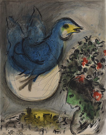 Marc CHAGALL - Stampa-Multiplo - The Blue Bird