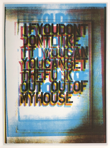 Christopher WOOL - Print-Multiple - MY HOUSE II