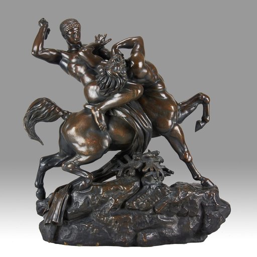 Antoine Louis BARYE - Sculpture-Volume - Theseus & The Centaur
