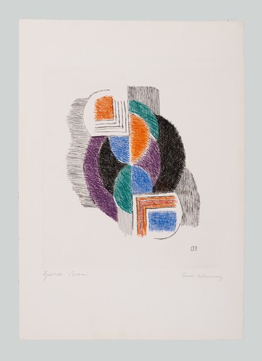 Sonia DELAUNAY - Print-Multiple - Composition