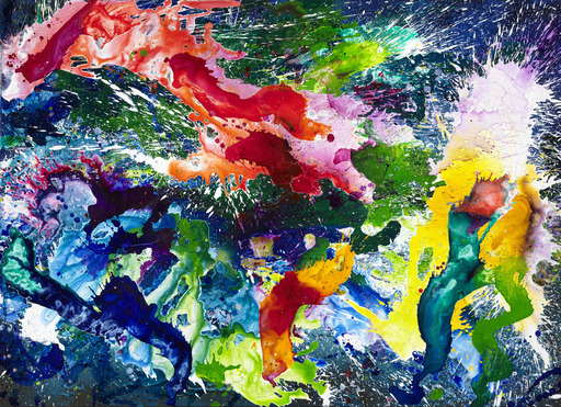 Christian AWE - Peinture - elements of colors II