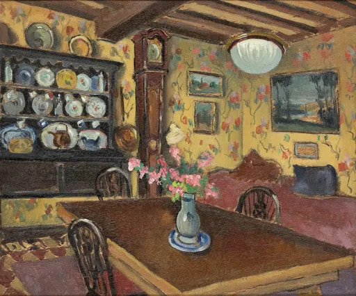 Ludovic Rodo PISSARRO - Gemälde - Intérieur au vesselier