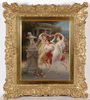 Jules SCALBERT - Gemälde - Jules Scalbert (b. 1851) "The spring dance" oil painting