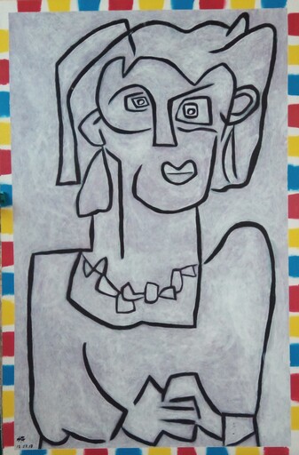 Harry BARTLETT FENNEY - Painting - brava neckless