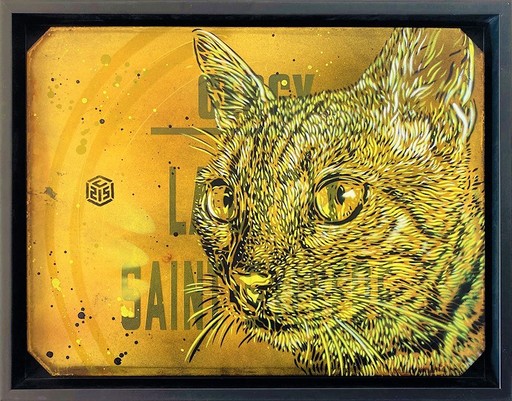C215 - Painting - MEOW