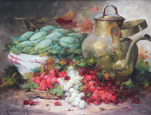 LAURENCE - Painting - NATURE MORTE