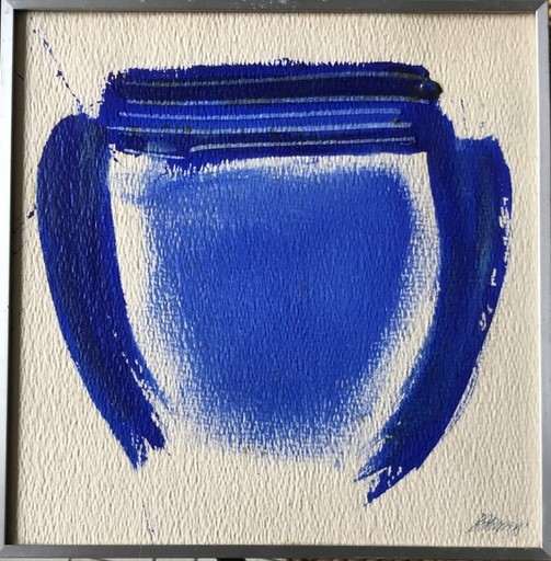 DUBÉ - Drawing-Watercolor - Le Vase Bleu