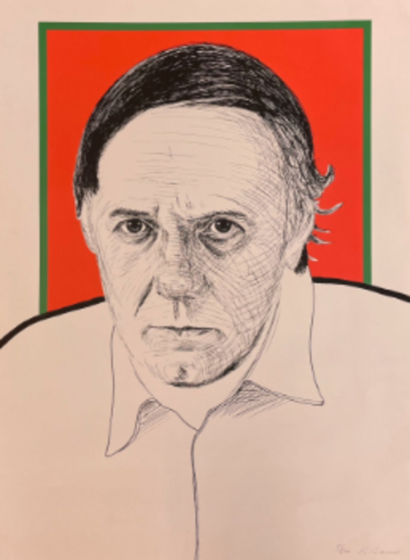 Roger RAVEEL - Druckgrafik-Multiple - autoportrait