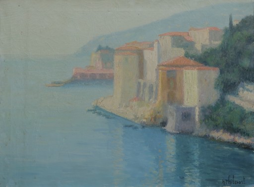 Raymond THIBÉSART - Gemälde - Villefranche sur mer