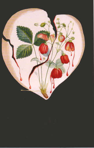 Salvador DALI - Print-Multiple -  Cour  de  Fraises Strawberries