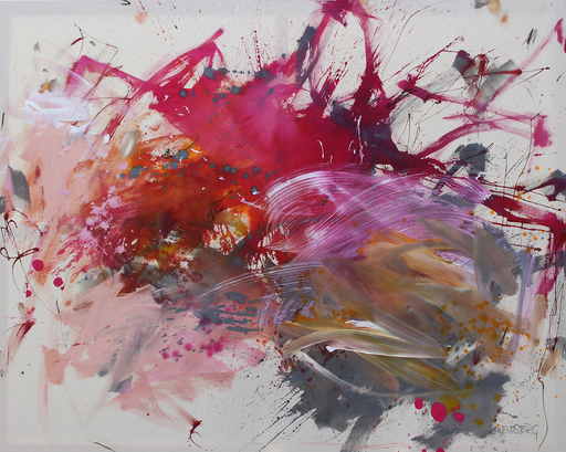 Daniela SCHWEINSBERG - Painting - Pink Is The New Black III