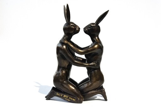 Gillie & Marc SCHATTNER - Sculpture-Volume - She loved being in love 7/30