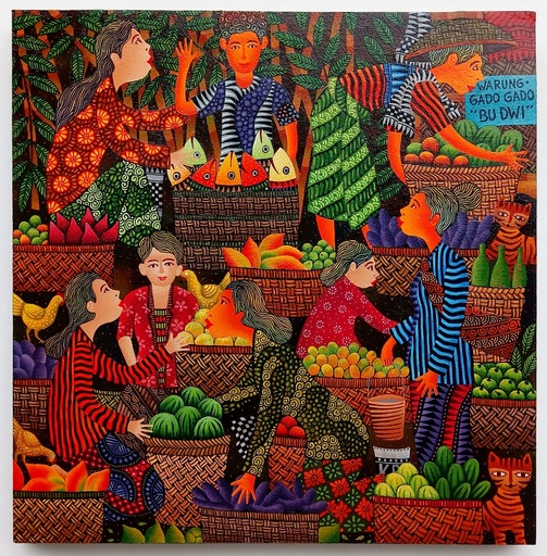 KUSBUDIYANTO - Pittura - Traditional Market