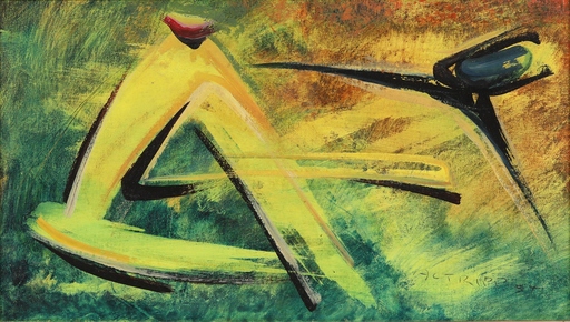 Alo ALTRIPP - Gemälde - A 23/54, 1954 VIII