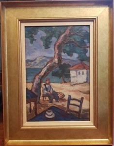Stefan DIMITRESCU - Painting - Ismail's café
