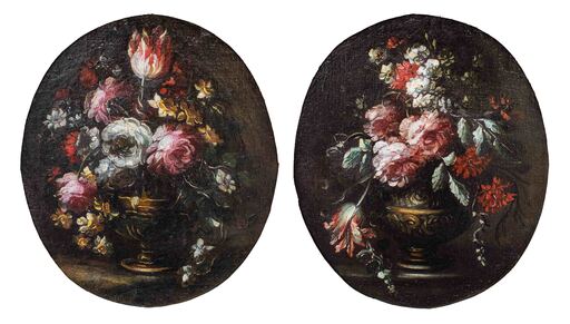 Margherita CAFFI - Gemälde - Still lifes with flowers