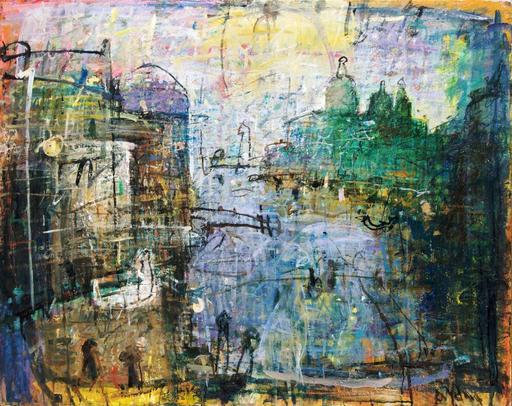 Osamu YAMAZAKI - Pintura - Le grand canal de Venise (I)