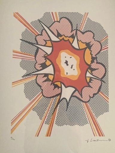 Roy LICHTENSTEIN - Print-Multiple - Explosion