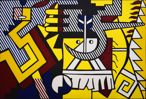Roy LICHTENSTEIN - Stampa-Multiplo - American Indian Theme VI, from: American Indian Theme