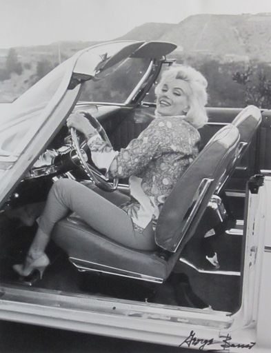 George BARRIS - 版画 - Marilyn Driving